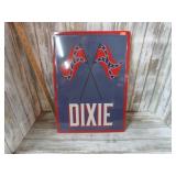 DIXIE STARS & BARS METAL SIGN