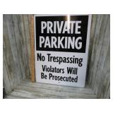 PRIVATE PARKING SIGN