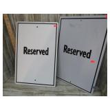 2-- RESERVED SIGNS
