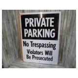 PRIVATE PARKING SIGN