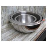 3-- STAINLESS STEEL MIXING BOWLS
