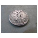 1945 WALKING LIBERTY SILVER HALF DOLLAR