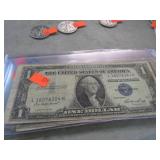 6-- $1 SILVER CERTIFICATES