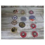 FIREFIGHTER, POLICE TOKENS, ETC