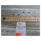 14K & FRESHWATER PEARL BRACELET