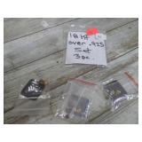 18K GOLD OVER STERLING SILVER EARRINGS