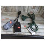 LIGHT TIMERS W/ DUSK TO DAWN & EXTENSION CORD