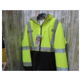 WATERPROOF SAFETY YELLOW WORK JACKET - NEW W/ TAGS