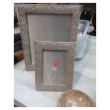 PICTURE FRAMES & STONE BOWL