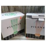 2-- 6pks ACRYLIC PILSNER CUPS