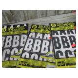 3" BOAT NUMBER STICKERS