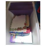 MISC PAPER FOLDERS, BUSINESSCARD STOCK