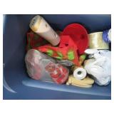 MISC TUB LOT -- RIBBON, ETC