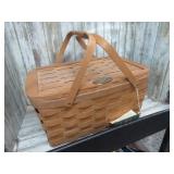 LAND ROVER SPLIT OAK PICNIC BASKET