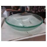 GLASS LAVATORY BOWL