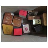 10-- WOODEN CIGAR BOXES