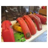 ASSORTED DIRTBIKE MOTORCYCLE FENDERS