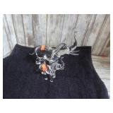 ART GLASS ELEPHANT FIGURINE