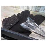 POT HOLDERS & TONGS