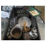 VINTAGE PICHERS, CAKE PLATE, ETC