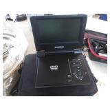 PORTABLE DVD PLAYER W/ HEADPHONES & POWER CORD