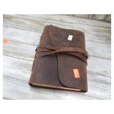 LEATHER COVERED JOURNAL NOTE PAD
