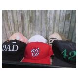 6-- ASSORTED "BALL" CAPS