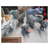 8-- ELEPHANT FIGURINES