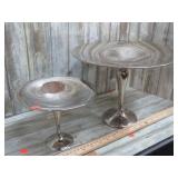 2-- SILVERPLATE COMPOTES