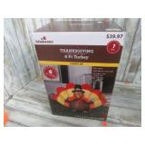 6 FOOT THANKSGIVING INFLATABLE TURKEY