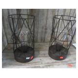 PAIR-- BATTERY "EDISON BULB" LIGHTS