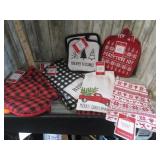 NEW POT HOLDERS & KITCHEN TOWELS