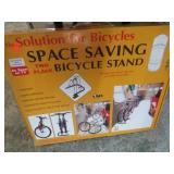 2 PLACE SPACE SAVER BIKE STAND