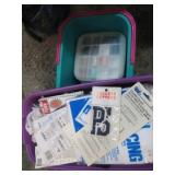 LG TUB -- SEWING SUPPLIES