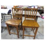 PAIR-- TALL DINING ROOM CHAIRS