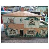 VINTAGE TIN DOLL HOUSE