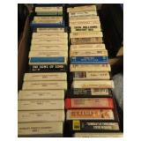 TRAY LOT -- 8 TRACK MUSIC TAPES