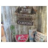 ASSORTED CAMP THEME DECOR