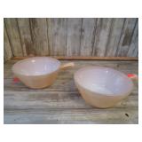FIRE KING PEACH LUSTER BOWLS
