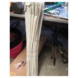 ROLL-UP WINDOW BLINDS -- 34" X 59"