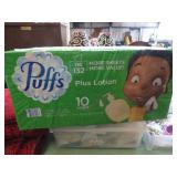 10 pk CASE -- PUFFS TISSUES W/ LOTION