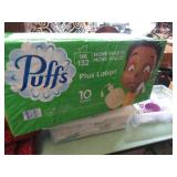 10 pk CASE -- PUFFS TISSUES W/ LOTION
