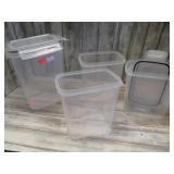 4-- FOOD STORAGE CONTAINERS