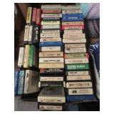TRAY LOT -- 8 TRACK MUSIC TAPES