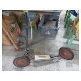 VINTAGE TRI-ANG SCOOTER -- NEEDS AXLE