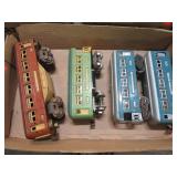 PREWAR LIONEL BOX MODEL TRAIN PASSENGER CARS