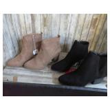2 PAIR-- BOOTS - 10 NEW W/ TAGS