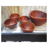 WOODEN SALAD BOWL SET