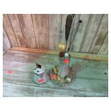 VINTAGE HAT PINS & HOLDER