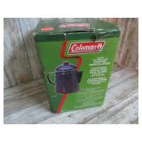 UNUSED COLEMAN ENAMELWARE COFFEE PERCOLATOR